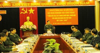 “Tổng kết CTĐ,CTCT trong chiến dịch, chiến đấu của Quân đội nhân dân Việt Nam” – Tập 1 (1945-1954)