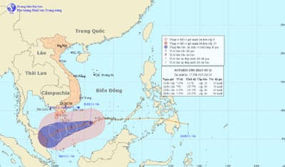 Các tỉnh Nam Bộ chuẩn bị đối phó với bão số 1
