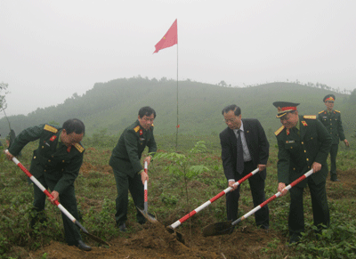 Trồng hơn 200.000 cây xanh các loại trong Tết trồng cây 2013