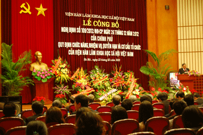 Viện Hàn lâm Khoa học xã hội Việt Nam chính thức hoạt động