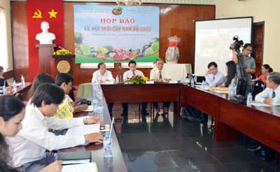 Nhiều chủng loại trái cây quý tại lễ hội trái cây Nam Bộ 2013