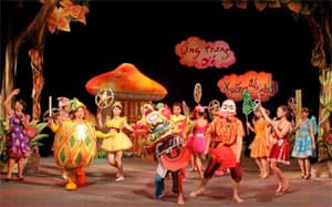 Trung thu “Dung dăng dung dẻ, dắt trẻ dạo chợ quê”