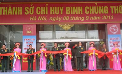 Khánh thành Sở chỉ huy Binh chủng Thông tin liên lạc