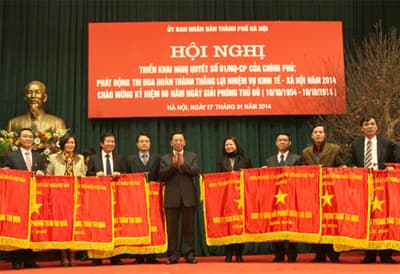 Thành phố Hà Nội phát động thi đua kỷ niệm 60 năm Ngày Giải phóng Thủ đô