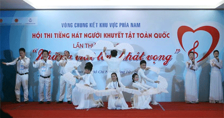 14 huy chương vàng tại Hội thi tiếng hát người khuyết tật toàn quốc