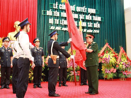 Đổi tên Vùng Cảnh sát biển thành Bộ tư lệnh Vùng Cảnh sát biển
