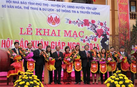 Khai mạc Hội báo xuân tỉnh Phú Thọ