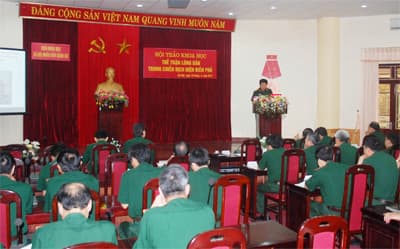 Hội thảo khoa học “Thế trận lòng dân trong Chiến dịch Điện Biên Phủ”