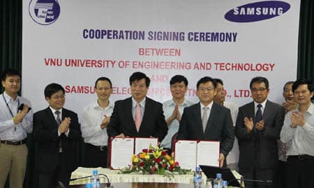 Đại học Công nghệ - ĐHQG Hà Nội hợp tác với Samsung Việt Nam phát triển ứng dụng di động