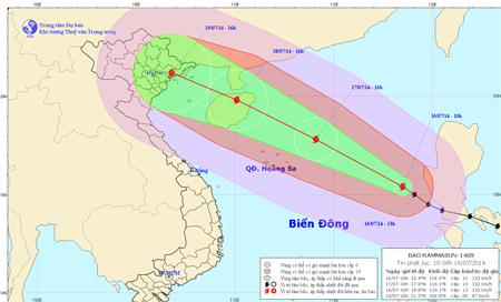 Bão số 2 có khả năng đi vào Quảng Ninh - Hải Phòng