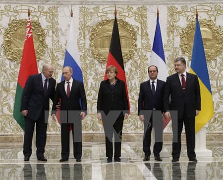 4 nhà lãnh đạo tại hòa đàm Minsk ủng hộ chủ quyền của Ukraine