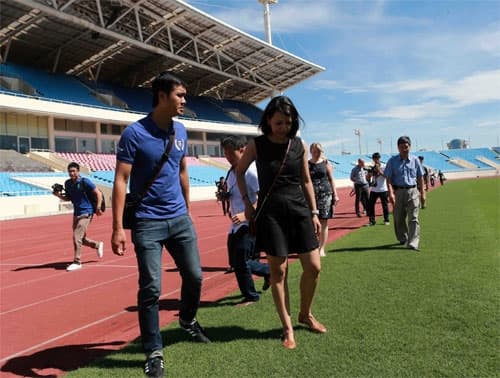 Đại diện Man.City ấn tượng tốt về sân Mỹ Đình