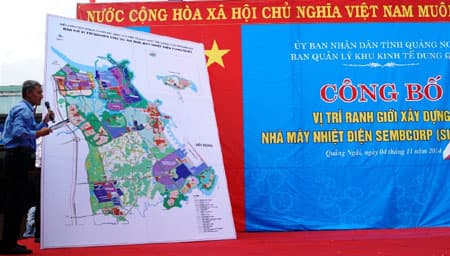 Công bố vị trí xây dựng Nhà máy nhiệt điện Semcorp