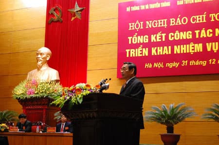 Hội nghị báo chí toàn quốc tổng kết công tác năm 2014, triển khai nhiệm vụ năm 2015