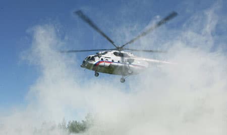 Nga: Rơi trực thăng Mi-8, 2 người thiệt mạng