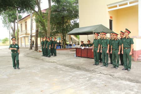 Khai mạc Hội thi cán bộ huấn luyện điều lệnh giỏi năm 2014