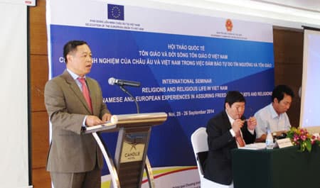 Việt Nam-EU chia sẻ kinh nghiệm bảo đảm tự do tôn giáo