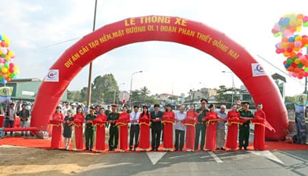 Thông xe và tổng kết Dự án BOT cải tạo nền, mặt đường Quốc lộ 1 đoạn Phan Thiết - Đồng Nai