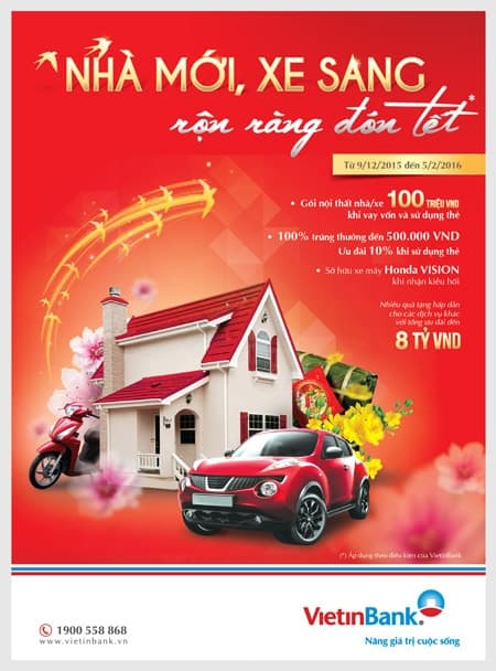 VietinBank khuyến mãi lớn nhân dịp Tết 2016
