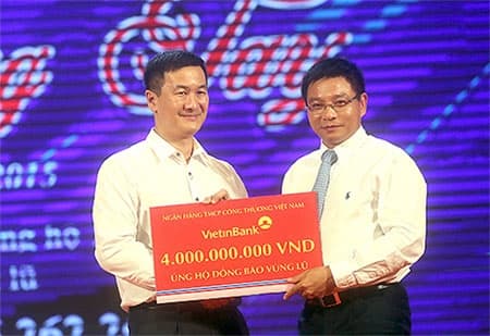 VietinBank ủng hộ tỉnh Quảng Ninh 4 tỷ đồng