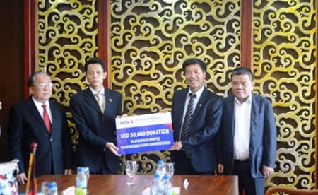 BIDV ủng hộ nhân dân Myanmar 50.000USD