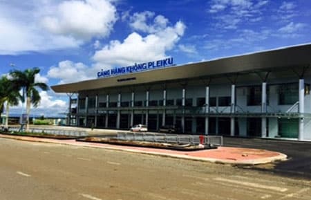 Sân bay Plei-cu (Gia Lai) đón chuyến bay đầu tiên từ TP Hồ Chí Minh