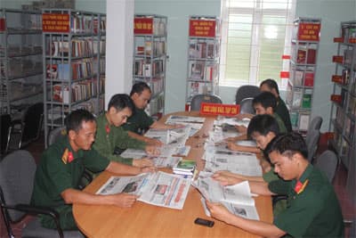 Địa chỉ nâng cao đời sống văn hóa cho bộ đội