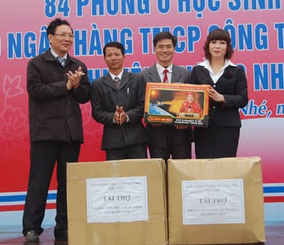 Khánh thành, bàn giao Nhà ở nội trú dân nuôi cho xã Chung Chải, huyện Mường Nhé
