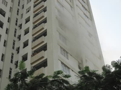 Cháy tòa nhà 21 tầng trong làng sinh viên Hacinco
