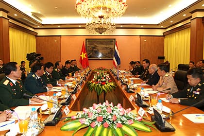 Tư lệnh Lực lượng Quốc phòng Thái Lan thăm chính thức Việt Nam