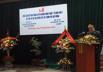 Khánh thành Trạm y tế quân dân y kết hợp xã Việt Hải