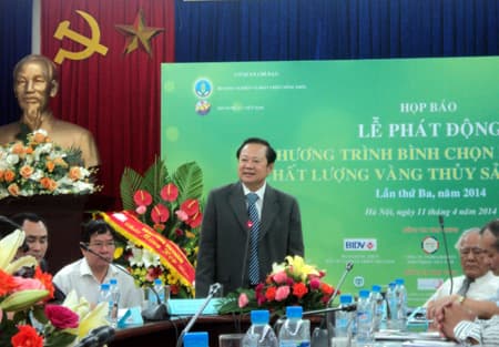 Bình chọn danh hiệu “chất lượng vàng Thủy sản Việt Nam”