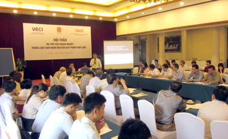Tạo điều kiện thuận lợi cho doanh nghiệp tham gia soạn thảo chính sách