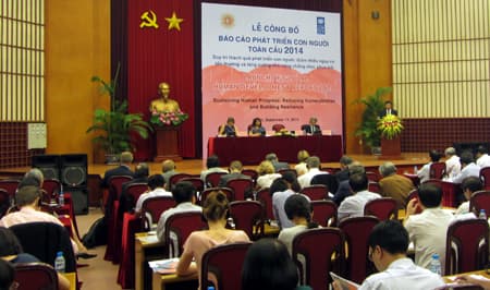 Công bố Báo cáo Phát triển con người toàn cầu 2014 tại Việt Nam