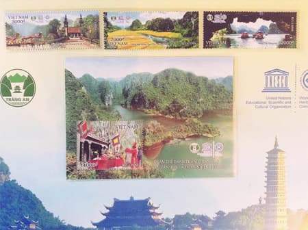 Phát hành bộ tem về quần thể danh thắng Tràng An