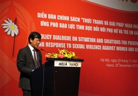 Ngăn ngừa, ứng phó bạo lực tình dục đối với phụ nữ và trẻ em gái tại Việt Nam