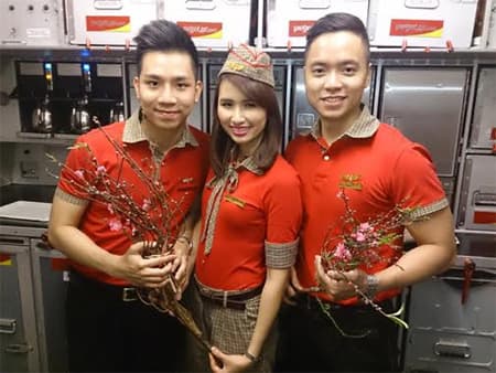Vietjet vận chuyển mai, đào dịp Tết Bính Thân 2016