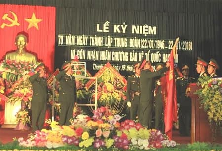 Trung đoàn 165 và Trung đoàn 64 kỷ niệm 70 năm Ngày truyền thống