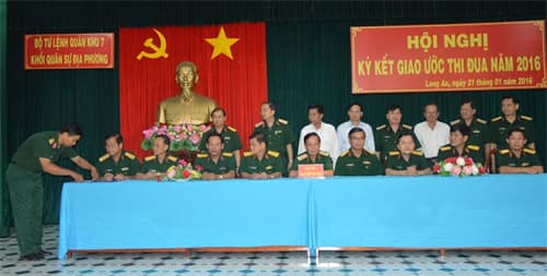 Ký kết giao ước thi đua năm 2016