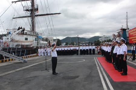 Học viện Hải quân tổ chức lễ tiếp nhận tàu buồm Lê Quý Đôn