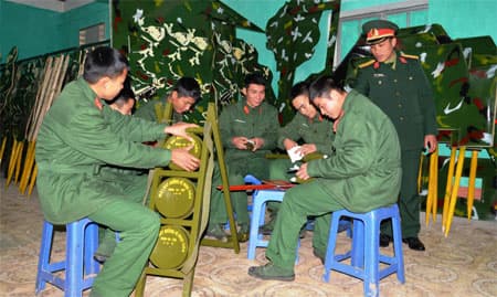 "Bộ đội Tây Sơn" thiết thực mừng Đảng