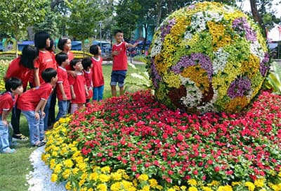 Hơn 3.000 hiện vật trưng bày tại Hội hoa Xuân Bính Thân 2016