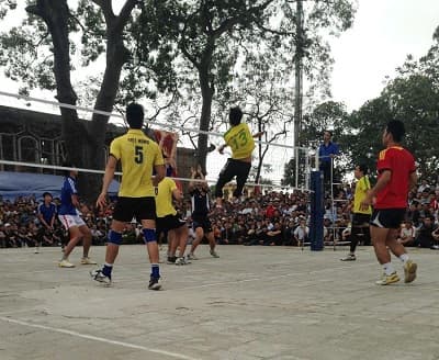 Bóng chuyền hội làng: Lộc ngày xuân
