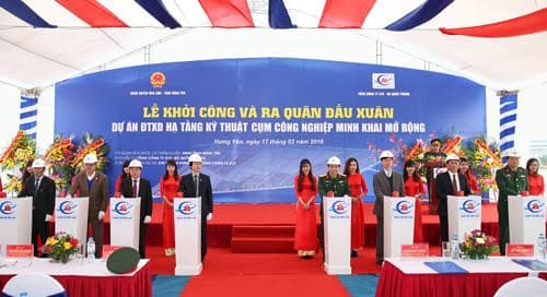 Khởi công dự án “Đầu tư Cụm công nghiệp Minh Khai mở rộng”