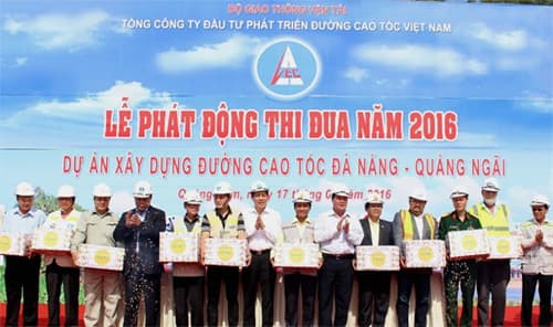 Phát động thi đua Đẩy nhanh tiến độ thi công đường cao tốc Đà Nẵng – Quảng Ngãi