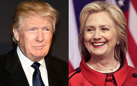 Bầu cử Mỹ 2016: Bà Hillary Clinton và ông Donald Trump tạm dẫn đầu