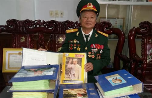 Người cựu chiến binh hết lòng tôn kính và noi gương Bác