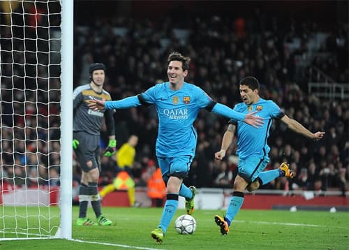 Barca thắng Arsenal, Juve cầm hòa Bayern
