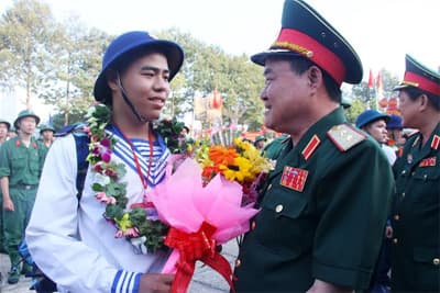 Quân khu 7 tổ chức Lễ giao nhận quân năm 2016