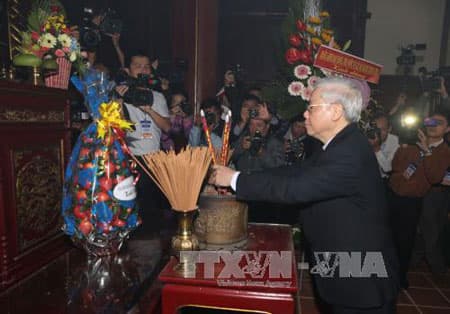 Tổng Bí thư Nguyễn Phú Trọng dự Lễ Kỷ niệm 110 năm Ngày sinh Thủ tướng Phạm Văn Đồng